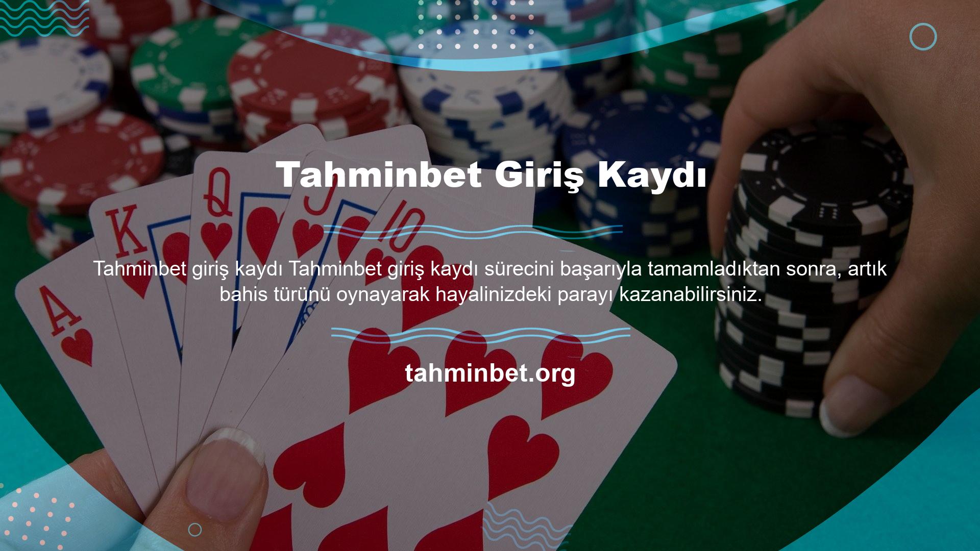 Tahminbet yıllardır internet casino oyun endüstrisinde müşteri memnuniyetine adanmıştır